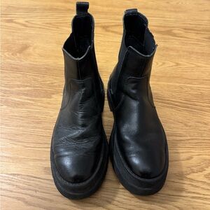 Kurt Geiger Black Leather Women's Boots